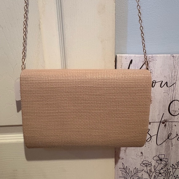 Elegant Beige Crossbody/Clutch Bag - Picture 3 of 5